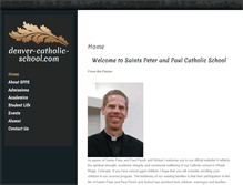 Tablet Screenshot of denver-catholic-school.com